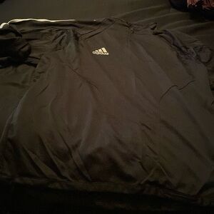 Adidas pullover with half zipper